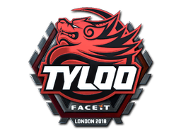 Naklejka | Tyloo (foliowana) | Londyn 2018