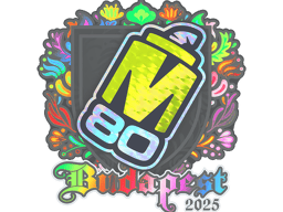 Sticker | M80 (Holo) | Budapest 2025