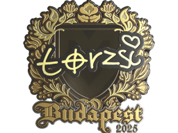 Sticker | torzsi (Gold) | Budapest 2025