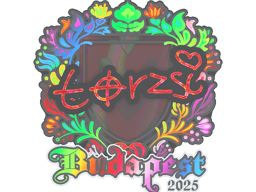 Sticker | torzsi (Holo) | Budapest 2025