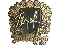 Sticker | Tiger (Gold) | Budapest 2025