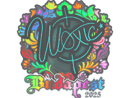 Sticker | woxic (Holo) | Budapest 2025