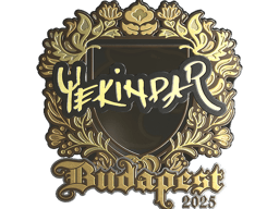 Sticker | YEKINDAR (Gold) | Budapest 2025