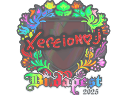 Sticker | xertioN (Holo) | Budapest 2025