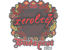 Sticker | xerolte | Budapest 2025