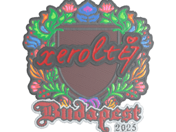 Sticker | xerolte (Embroidered) | Budapest 2025