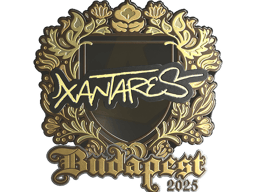 Sticker | XANTARES (Gold) | Budapest 2025