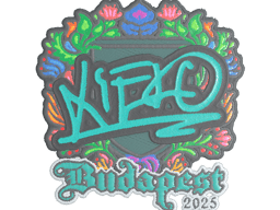 Sticker | xiELO (Embroidered) | Budapest 2025