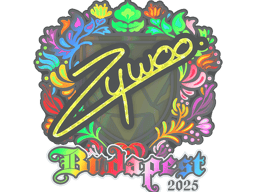 Sticker | ZywOo (Holo) | Budapest 2025
