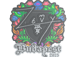Sticker | zevy (Embroidered) | Budapest 2025