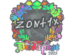 Sticker | zont1x (Holo) | Budapest 2025