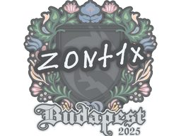 Sticker | zont1x | Budapest 2025