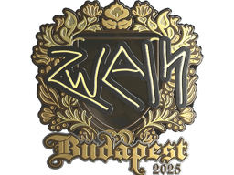 Sticker | zweih (Gold) | Budapest 2025
