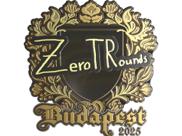 Sticker | ztr (Gold) | Budapest 2025