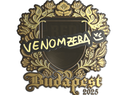 Sticker | venomzera (Gold) | Budapest 2025