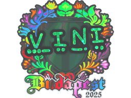 Sticker | VINI (Holo) | Budapest 2025