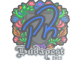 Sticker | PR (Embroidered) | Budapest 2025