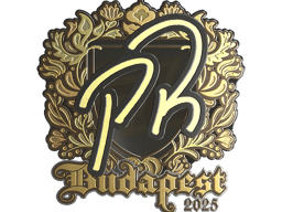 Sticker | PR (Gold) | Budapest 2025