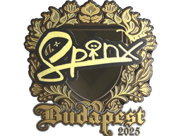 Sticker | Spinx (Gold) | Budapest 2025