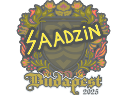 Sticker | saadzin | Budapest 2025