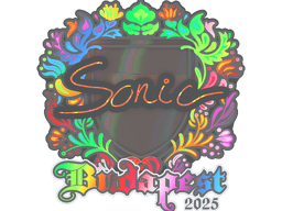 Sticker | Sonic (Holo) | Budapest 2025