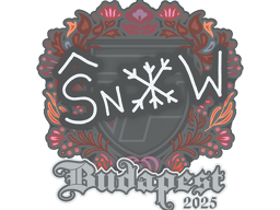 Sticker | snow | Budapest 2025
