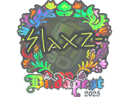 Sticker | slaxz- (Holo) | Budapest 2025