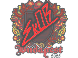 Sticker | sk0R | Budapest 2025