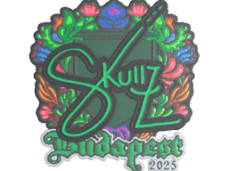 Sticker | skullz (Embroidered) | Budapest 2025