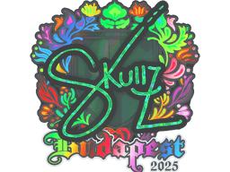 Sticker | skullz (Holo) | Budapest 2025