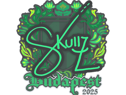 Sticker | skullz | Budapest 2025