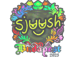 Sticker | sjuush (Holo) | Budapest 2025