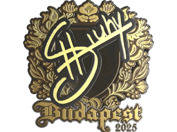 Sticker | siuhy (Gold) | Budapest 2025