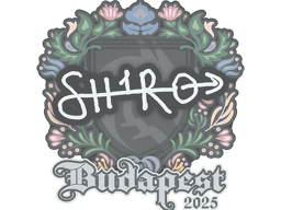 Sticker | sh1ro | Budapest 2025