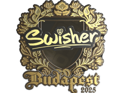Sticker | Swisher (Gold) | Budapest 2025