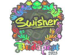 Sticker | Swisher (Holo) | Budapest 2025