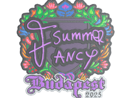 Sticker | Summer (Embroidered) | Budapest 2025