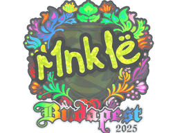 Sticker | r1nkle (Holo) | Budapest 2025
