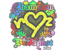 Sticker | ropz (Holo, Champion) | Budapest 2025