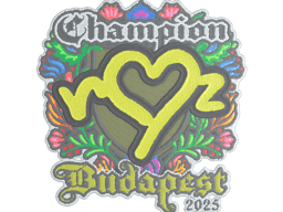 Sticker | ropz (Embroidered, Champion) | Budapest 2025