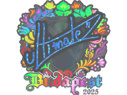 Sticker | ultimate (Holo) | Budapest 2025
