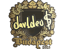 Sticker | dav1deuS (Gold) | Budapest 2025