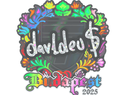 Sticker | dav1deuS (Holo) | Budapest 2025