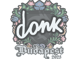 Sticker | donk | Budapest 2025