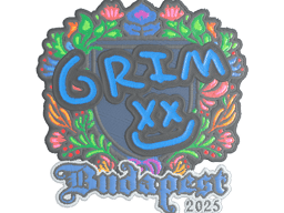 Sticker | Grim (Embroidered) | Budapest 2025
