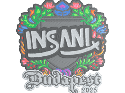 Sticker | insani (Embroidered) | Budapest 2025