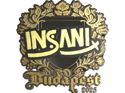 Sticker | insani (Gold) | Budapest 2025