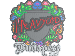 Sticker | Heavygod (Embroidered) | Budapest 2025