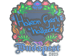 Sticker | hallzerk (Embroidered) | Budapest 2025