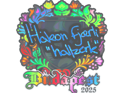 Sticker | hallzerk (Holo) | Budapest 2025